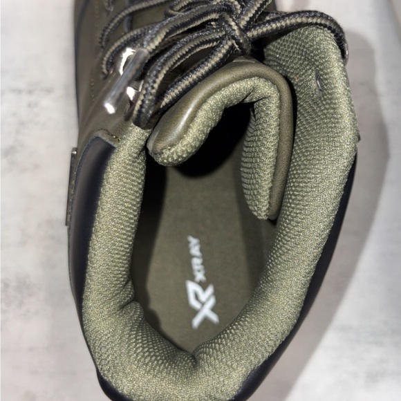 MENS Olive Xray Three Falls Boots - Picture 6 of 8